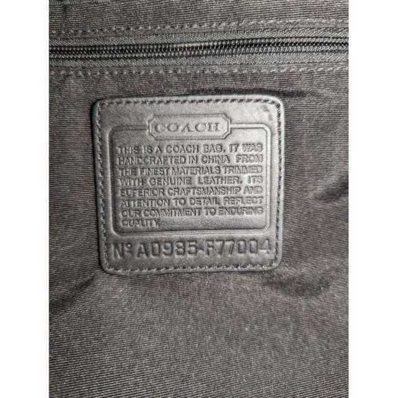 Coach 77004 Signature LG Multi-Use Shoulderbag Laptop Messenger Baby w/Wristlet - Picture 9 of 11